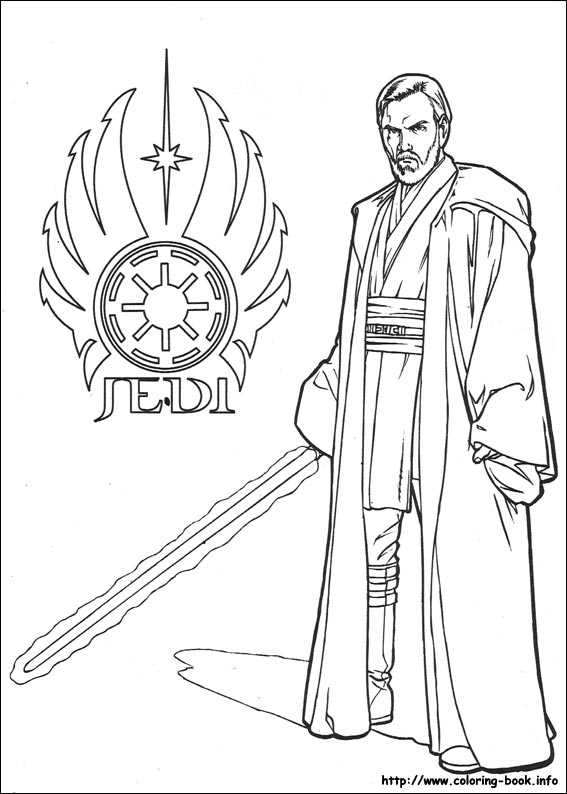 Star Wars coloring picture